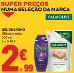 E.Leclerc Gel de banho ultimate relax palmolive promoção