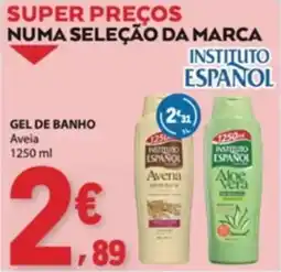 E.Leclerc Gel de banho instituto espanol aveia promoção