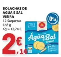 E.Leclerc Bolachas de água e sal vieira promoção