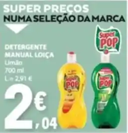 E.Leclerc Detergente manual loiça super pop limão promoção