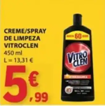 Creme/spray de limpeza vitrocien