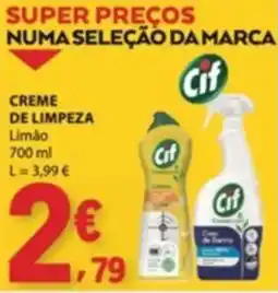 E.Leclerc Creme de limpeza cif limão promoção