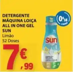 E.Leclerc Detergente máquina loiça all in one gel sun limão promoção