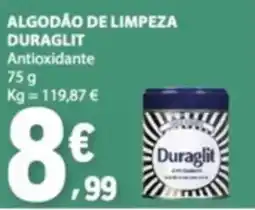 E.Leclerc algodão de limpeza duraglit promoção