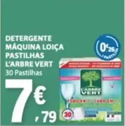 E.Leclerc detergente máquina loiça pastilhas l'arbre vert promoção