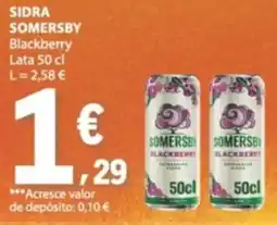 E.Leclerc Sidra somersby blackberry promoção