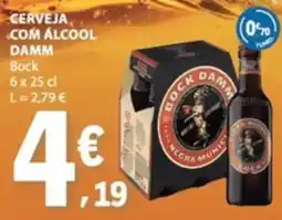 E.Leclerc Cerveja com álcool damm bock promoção