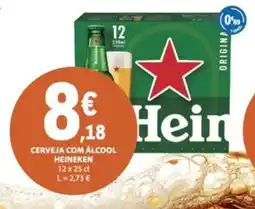 E.Leclerc Cerveja com álcool heineken promoção