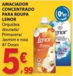 E.Leclerc Amaciador concentrado para roupa lenor promoção
