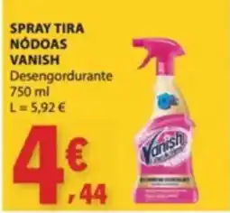 E.Leclerc spray tira nódoas vanish promoção