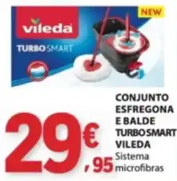 E.Leclerc Conjunto esfregona e balde turbosmart vileda promoção