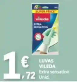 E.Leclerc luvas vileda extra sensation promoção