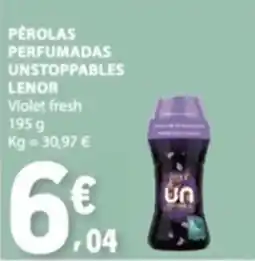 E.Leclerc Pérolas perfumadas unstoppables lenor promoção