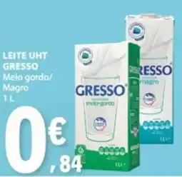 E.Leclerc Leite uht gresso meio gordo promoção