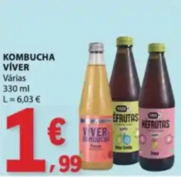 E.Leclerc kombucha víver promoção