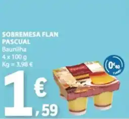 E.Leclerc Sobremesa flan pascual baunilha promoção