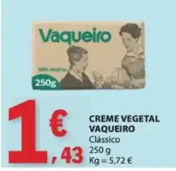 E.Leclerc Creme vegetal vaqueiro clássico promoção