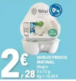 E.Leclerc Queijo fresco matinal magro promoção
