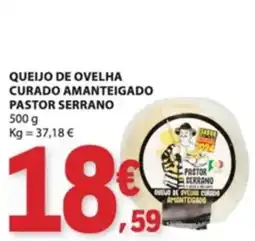 E.Leclerc queijo de ovelha curado amanteigado pastor serrano promoção