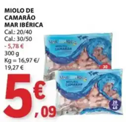 E.Leclerc miolo de camarão mar ibérica promoção
