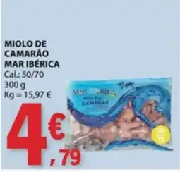 E.Leclerc miolo de camarão mar ibérica promoção