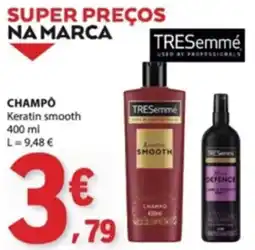 E.Leclerc Tresemme champô keratin smooth promoção