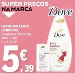 E.Leclerc Dove desodorizante corporal promoção