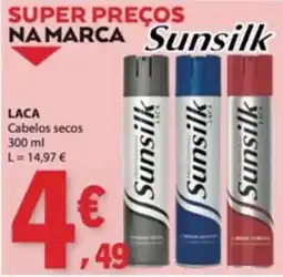E.Leclerc Laca cabelos secos sunsilk promoção