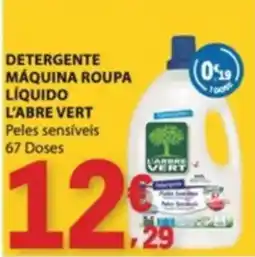 E.Leclerc Detergente máquina roupa líquido l'arbre vert peles sensíveis promoção