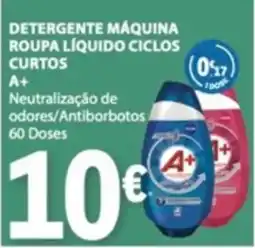 E.Leclerc Detergente máquina roupa líquido ciclos curtos promoção