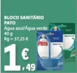 E.Leclerc bloco sanitário pato água azul/água verde promoção