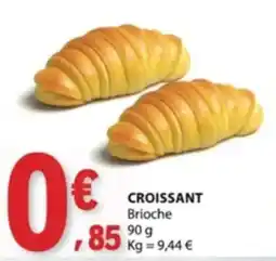 E.Leclerc Croissant brioche promoção