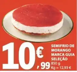 E.Leclerc Semifrio de morango marca guia seleção promoção