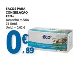 E.Leclerc sacos para congelação eco+ promoção