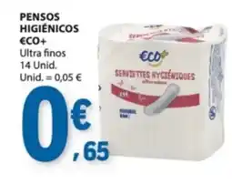 E.Leclerc Pensos higiénicos eco+ promoção