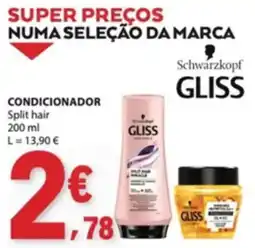 E.Leclerc condicionador split hair gliss promoção