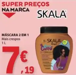 E.Leclerc Máscara 2 em 1 mais crespos skala promoção