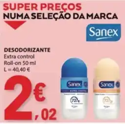 E.Leclerc Desodorante Sanex promoção