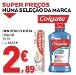 E.Leclerc Dentífrico total original colgate promoção
