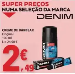 E.Leclerc Creme de barbear denim original promoção