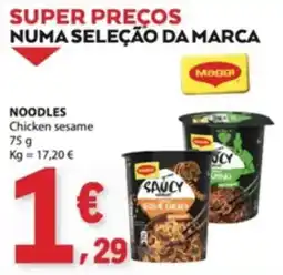 E.Leclerc Maggi Noodles Chicken sesame promoção
