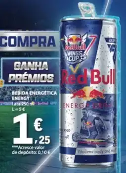 E.Leclerc Red Bull Energy Drink promoção