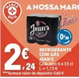 E.Leclerc Refrigerante com gás jean's promoção