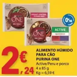 E.Leclerc alimento húmido para cão purina one promoção