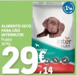E.Leclerc alimento seco para cão internutri puppy promoção