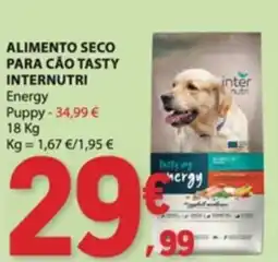 E.Leclerc alimento seco para cão tasty internutri promoção