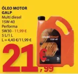 E.Leclerc óleo motor galp promoção