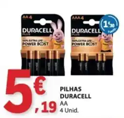 E.Leclerc Pilhas duracell aa promoção