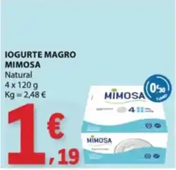 E.Leclerc Iogurte magro mimosa promoção