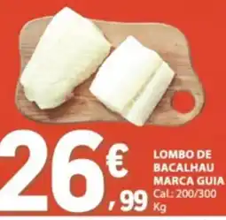 E.Leclerc Lombo de bacalhau marca guia promoção